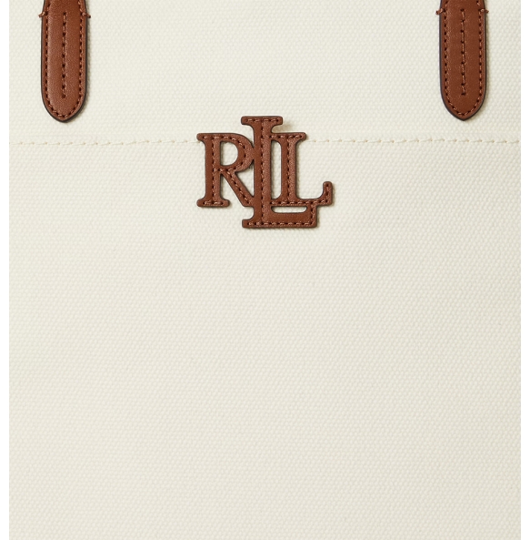 Τσάντα RALPH LAUREN Canvas Large Cameryn Tote Bag 431982234/003 Ιβουάρ