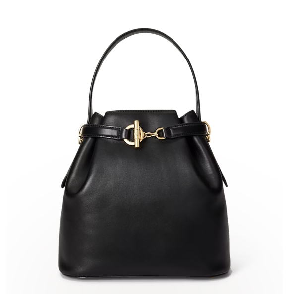 Τσάντα RALPH LAUREN Blaike Bucket Bag 431982787 Μαύρο