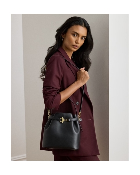 Τσάντα RALPH LAUREN Blaike Bucket Bag 431982787 Μαύρο