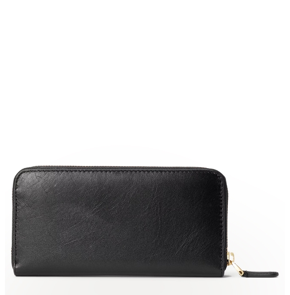 Πορτοφόλι RALPH LAUREN Leather Continental 432876730/003 Μαύρο