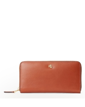 Πορτοφόλι RALPH LAUREN Leather Continental 432876730/004 Ταμπά