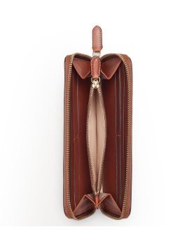 Πορτοφόλι RALPH LAUREN Leather Continental 432876730/004 Ταμπά