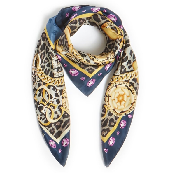 Φουλάρι GUESS Foulard AW8663SIL90 Μπλε Φουλάρι GUESS Foulard AW8663SIL90 Μπλε
