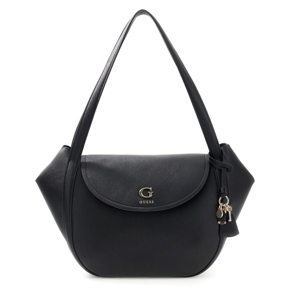Τσάντα GUESS Coleen Flap Shoulder Bag HWBG9739190 Μαύρο Τσάντα GUESS Coleen Flap Shoulder Bag HWBG9739190 Μαύρο
