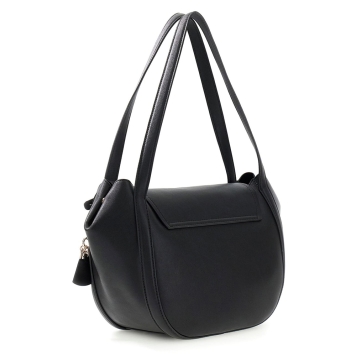 Τσάντα GUESS Coleen Flap Shoulder Bag HWBG9739190 Μαύρο