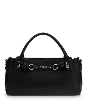Τσάντα GUESS Camelia 3 Comp Satchel HWBG9742060 Μαύρο