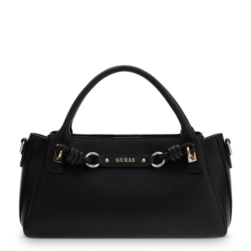 Τσάντα GUESS Camelia 3 Comp Satchel HWBG9742060 Μαύρο