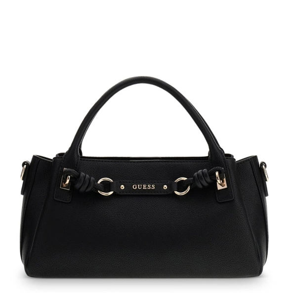 Τσάντα GUESS Camelia 3 Comp Satchel HWBG9742060 Μαύρο Τσάντα GUESS Camelia 3 Comp Satchel HWBG9742060 Μαύρο
