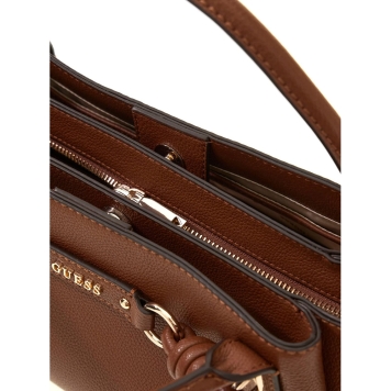 Τσάντα GUESS Camelia 3 Comp Satchel HWBG9742060 Ταμπά