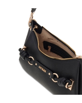 Τσάντα GUESS Camelia Shoulder Bag HWBG9742170 Μαύρο