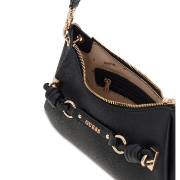 Τσάντα GUESS Camelia Shoulder Bag HWBG9742170 Μαύρο