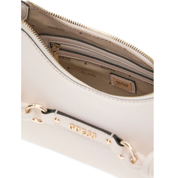 Τσάντα GUESS Camelia Shoulder Bag HWBG9742170 Ιβουάρ
