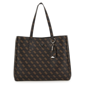 Τσάντα GUESS HWPG8778230 Meridian Girfriend Tote Καφέ