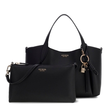 Τσάντα GUESS Melody 2 in 1 Satchel HWBG9735060 Μαύρο