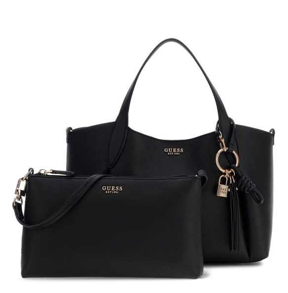 Τσάντα GUESS Melody 2 in 1 Satchel HWBG9735060 Μαύρο
