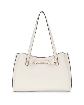 Τσάντα GUESS Camelia 3 Comp Tote HWBG9742230 Ιβουάρ