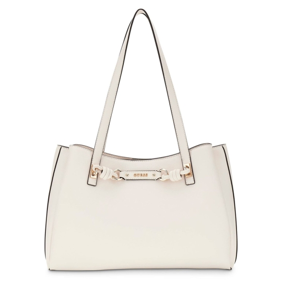 Τσάντα GUESS Camelia 3 Comp Tote HWBG9742230 Ιβουάρ