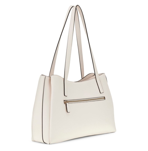 Τσάντα GUESS Camelia 3 Comp Tote HWBG9742230 Ιβουάρ