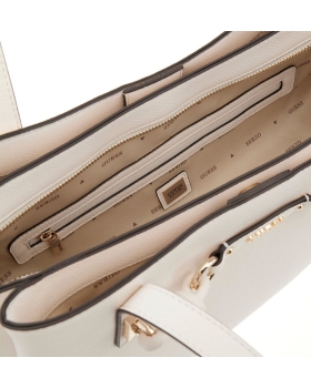 Τσάντα GUESS Camelia 3 Comp Tote HWBG9742230 Ιβουάρ