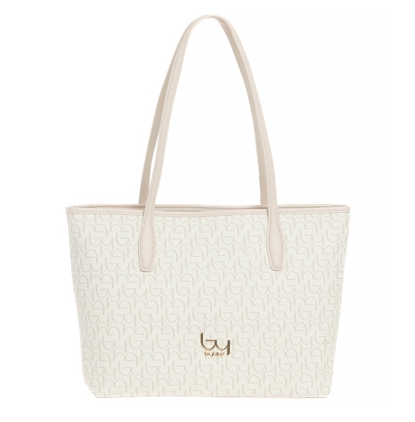 Τσάντα ByBYBLOS Notredame Shopping BYBS64A01 Ιβουάρ