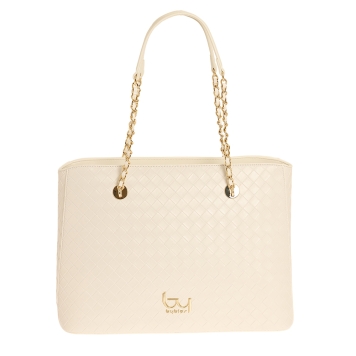 BY BYBLOS DESIRE SHOPPER BAG BYBS95B01 Λευκό