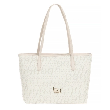 Τσάντα ByBYBLOS Notredame Shopping BYBS64A01 Ιβουάρ