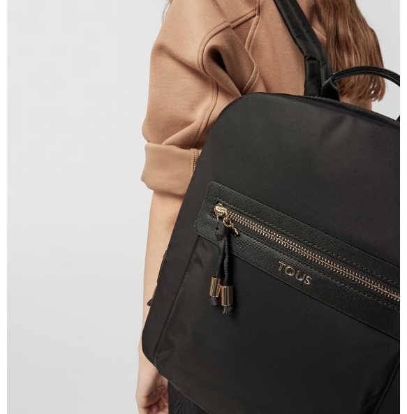Σακίδιο TOUS Mochila Brunock Chain 2001035251 Μαύρο