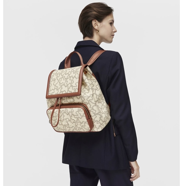 Σακίδιο TOUS Mochila Kaos Icon 2001405103 Multi Μπεζ.