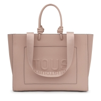 Τσάντα TOUS Shopping XL La Rue New Amaya 2001935743 Σκούρο Nude