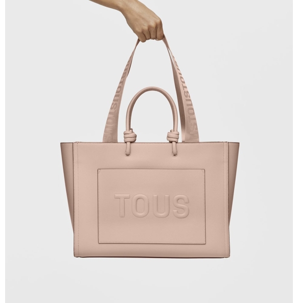 Τσάντα TOUS Shopping XL La Rue New Amaya 2001935743 Σκούρο Nude