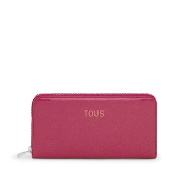 Πορτοφόλι TOUS Billetera New Drop 2002103625 Φουξ