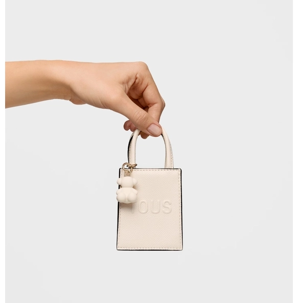 Μπρελόκ TOUS Mini Bolso Pop 2002203601 Μπεζ