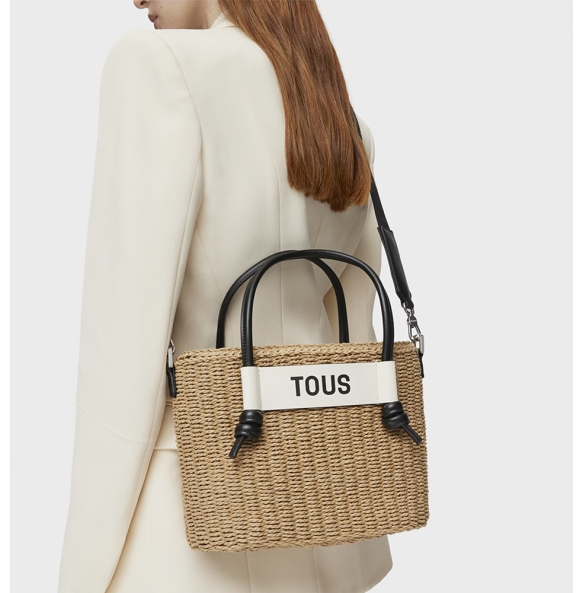 Τσάντα TOUS Capazo Tote Scoubidou 2001663243 Μαύρο