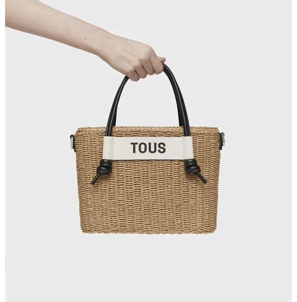 Τσάντα TOUS Capazo Tote Scoubidou 2001663243 Μαύρο