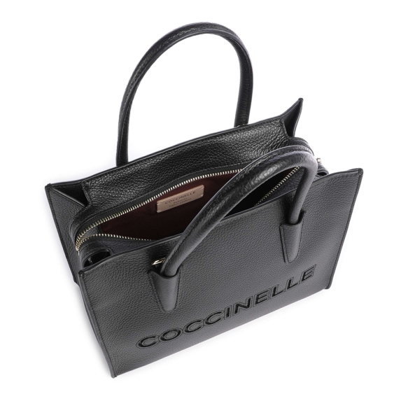 Τσάντα COCCINELLE Myrtha26 Small E1UAK180101 Μαύρο