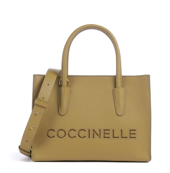 Τσάντα COCCINELLE Myrtha26 Small E1UAK180101 Λαδί