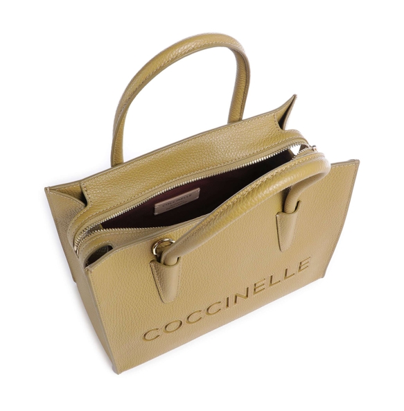 Τσάντα COCCINELLE Myrtha26 Small E1UAK180101 Λαδί