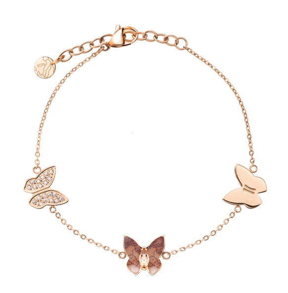 Βραχιόλι ALVIERO MARTINI 1A CLASSE Papillons Bracelet 1698716 Ροζ Χρυσό Βραχιόλι ALVIERO MARTINI 1A CLASSE Papillons Bracelet 1698716 Ροζ Χρυσό