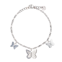 Βραχιόλι ALVIERO MARTINI 1A CLASSE Papillons Bracelet 1698728 Ασημί