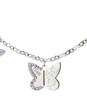 Βραχιόλι ALVIERO MARTINI 1A CLASSE Papillons Bracelet 1698728 Ασημί