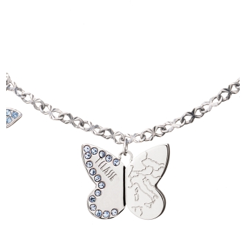 Βραχιόλι ALVIERO MARTINI 1A CLASSE Papillons Bracelet 1698728 Ασημί