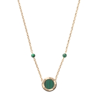 Κολιέ ALVIERO MARTINI 1A CLASSE Zambia Malachite necklace 1698745 Χρυσό