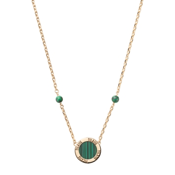 Κολιέ ALVIERO MARTINI 1A CLASSE Zambia Malachite necklace 1698745 Χρυσό
