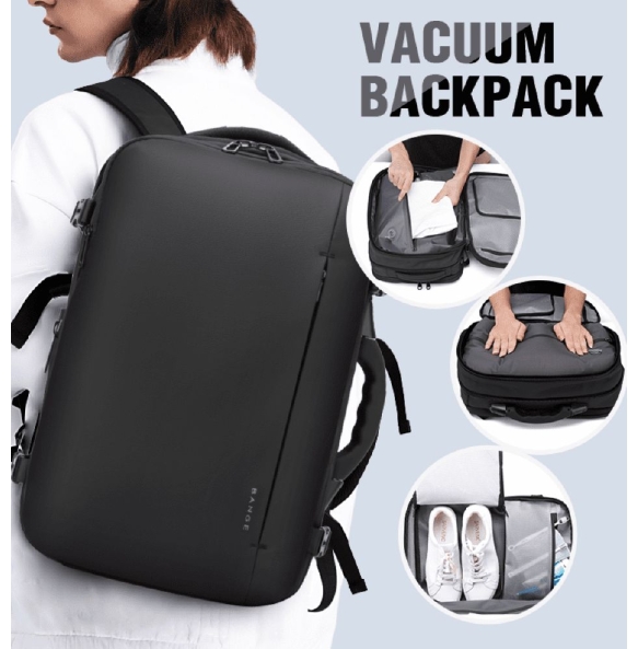 Σακίδιο πλάτης vacuum Tsa Lock με ζυγαριά BANGE 1909-8 36lt Μαύρο