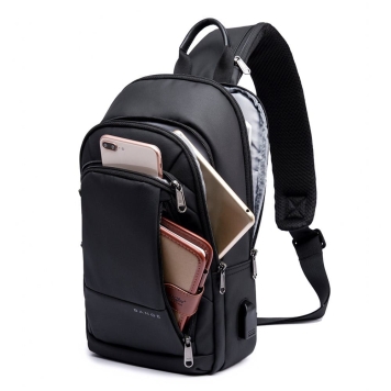 Σακίδιο χιαστί Sling Bag BANGE 1911 Μαύρο