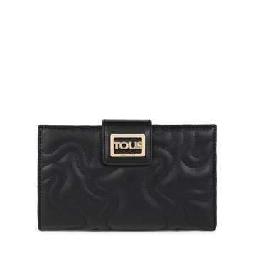 Πορτοφόλι TOUS Billetera Large Kaos Icon 2001577951 Μαύρο