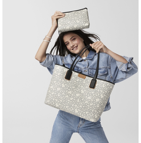 Τσάντα TOUS XL Kaos Icon mini 2000899946 Πολύχρωμο Μπεζ με νεσεσέρ