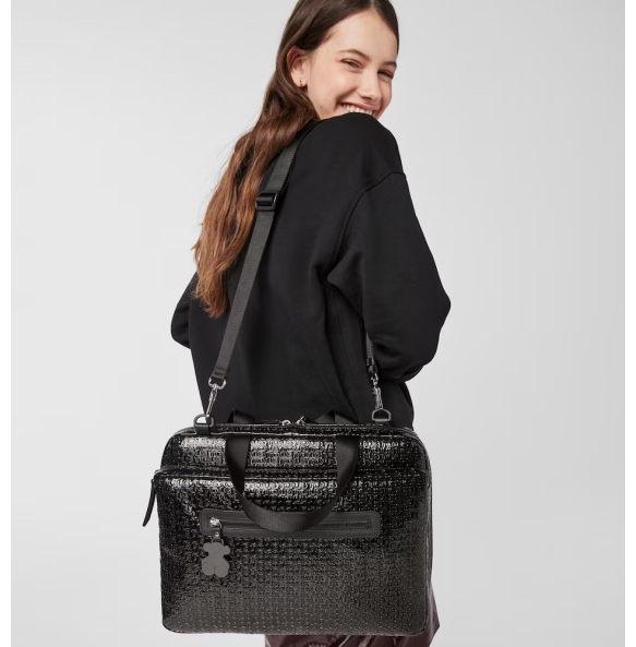 Τσάντα TOUS Tibora Lindsay 2001112451 Μαύρο Τσάντα TOUS Tibora Lindsay 2001112451 Μαύρο