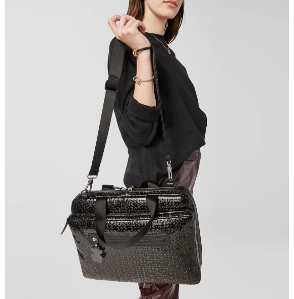 Τσάντα TOUS Tibora Lindsay 2001112451 Μαύρο Τσάντα TOUS Tibora Lindsay 2001112451 Μαύρο