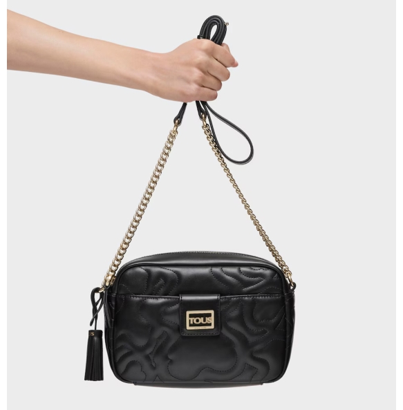 Τσάντα TOUS Bandolera Reporter Kaos Dream 2001577651 Μαύρο Τσάντα TOUS Bandolera Reporter Kaos Dream 2001577651 Μαύρο